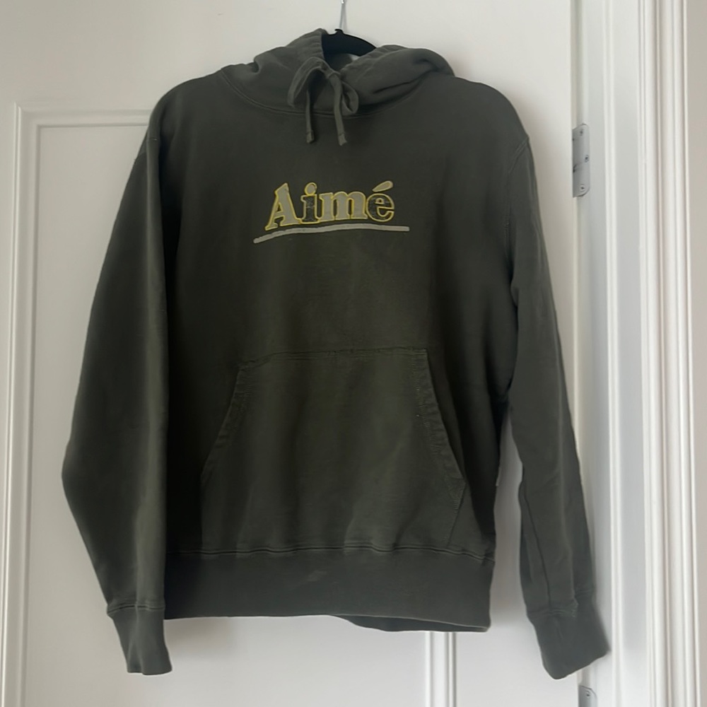 Aime Leon Dore ALD Green Hoodie Sweatshirt M